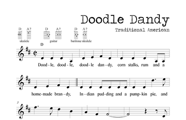 Doodle Dandy (Traditional American Folk Song) (arr. M. Ryan Taylor)
