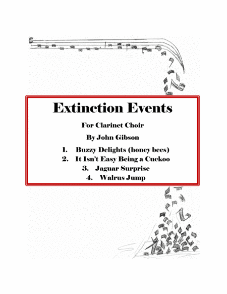 Extinction Events for Clarinet Choir