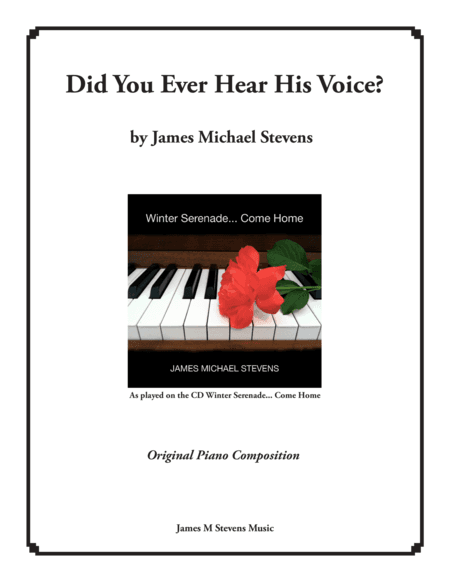 Did You Ever Hear His Voice