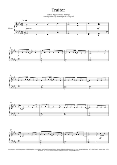 Traitor (arr. Henrique F Mangoni)