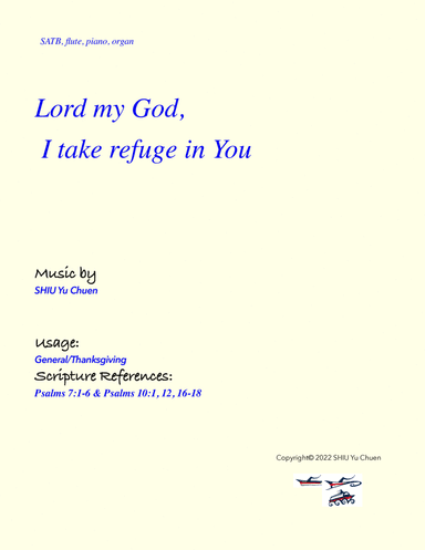 Lord my God I take refuge in You