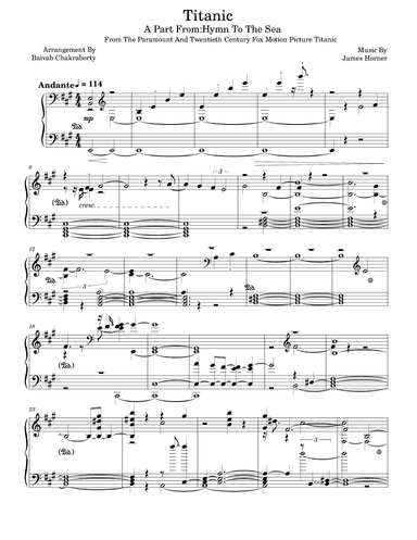 Hymn To The Sea (arr. Baivab Chakraborty)