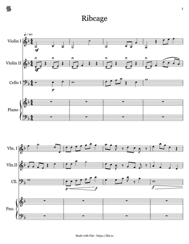 Ribcage - Full Score