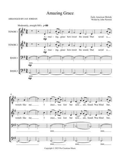 Amazing Grace (arr. Jay Jordan)