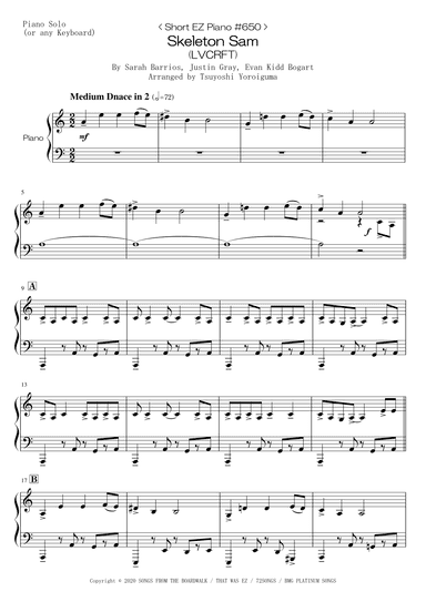 Skeleton Sam (arr. Tsuyoshi Yoroiguma)