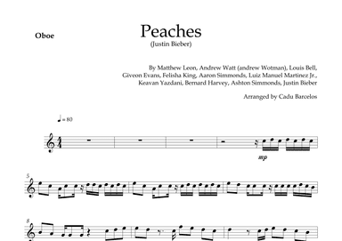 Peaches (arr. Cadu Barcelos)
