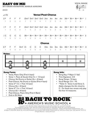 Easy On Me (arr. Bach to Rock)