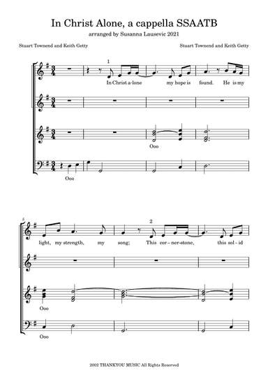 In Christ Alone (arr. Susanna Lausevic)