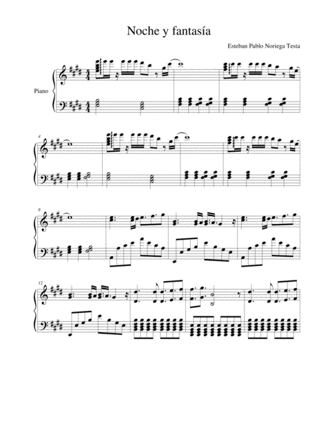 NOCHE Y FANTASÍA