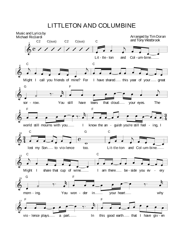 LITTLETON AND COLUMBINE