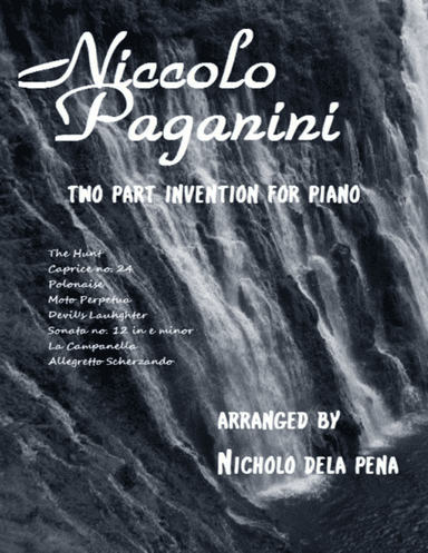 Niccolo Paganini 2 Part inventions Book (arr. Nicholo Dela Pena)
