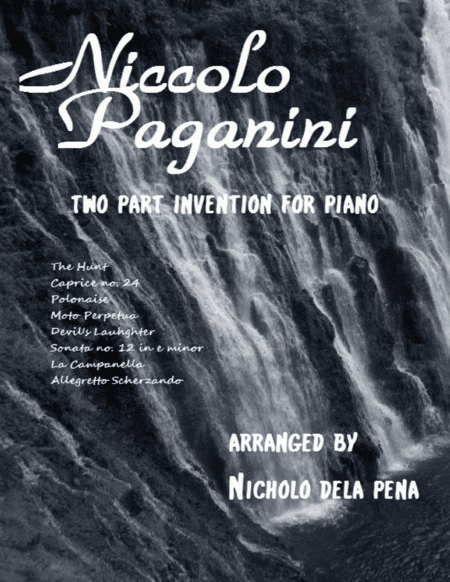 Niccolo Paganini 2 Part inventions Book (arr. Nicholo Dela Pena)