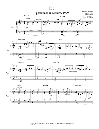 Idol (arr. G. White)