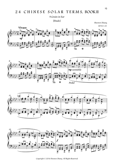 24 Chinese Solar Terms,Bk.2,No.9: Grain in Ear