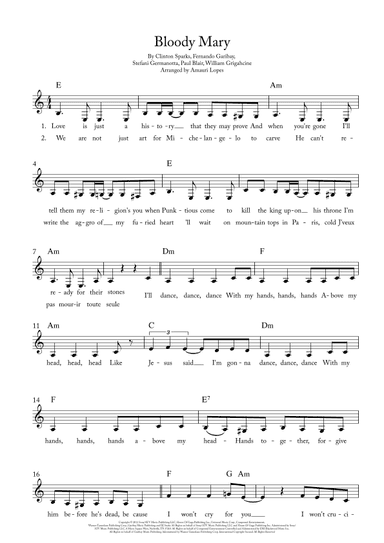 Bloody Mary (arr. Amauri Lopes)