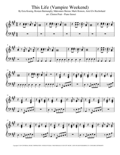 This Life (arr. Clinton Pratt)