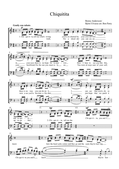 Chiquitita (arr. Ben Parry)