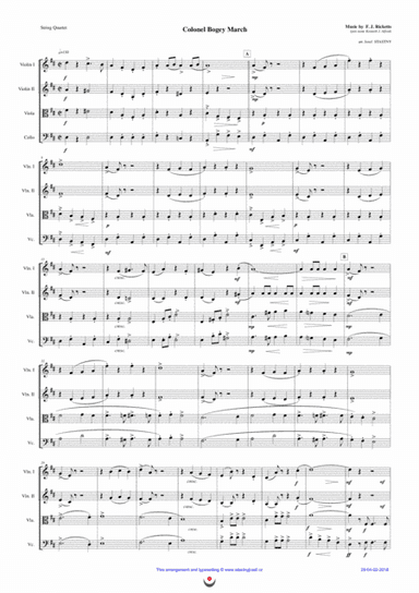 Colonel Bogey March (arr. Josef STASTNY)