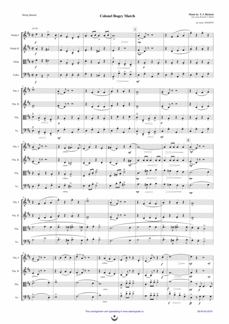 Colonel Bogey March (arr. Josef STASTNY)