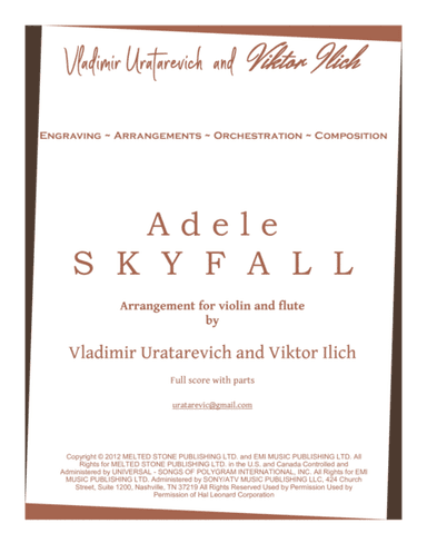 Skyfall (arr. Vladimir Uratarevich, Viktor Ilich)