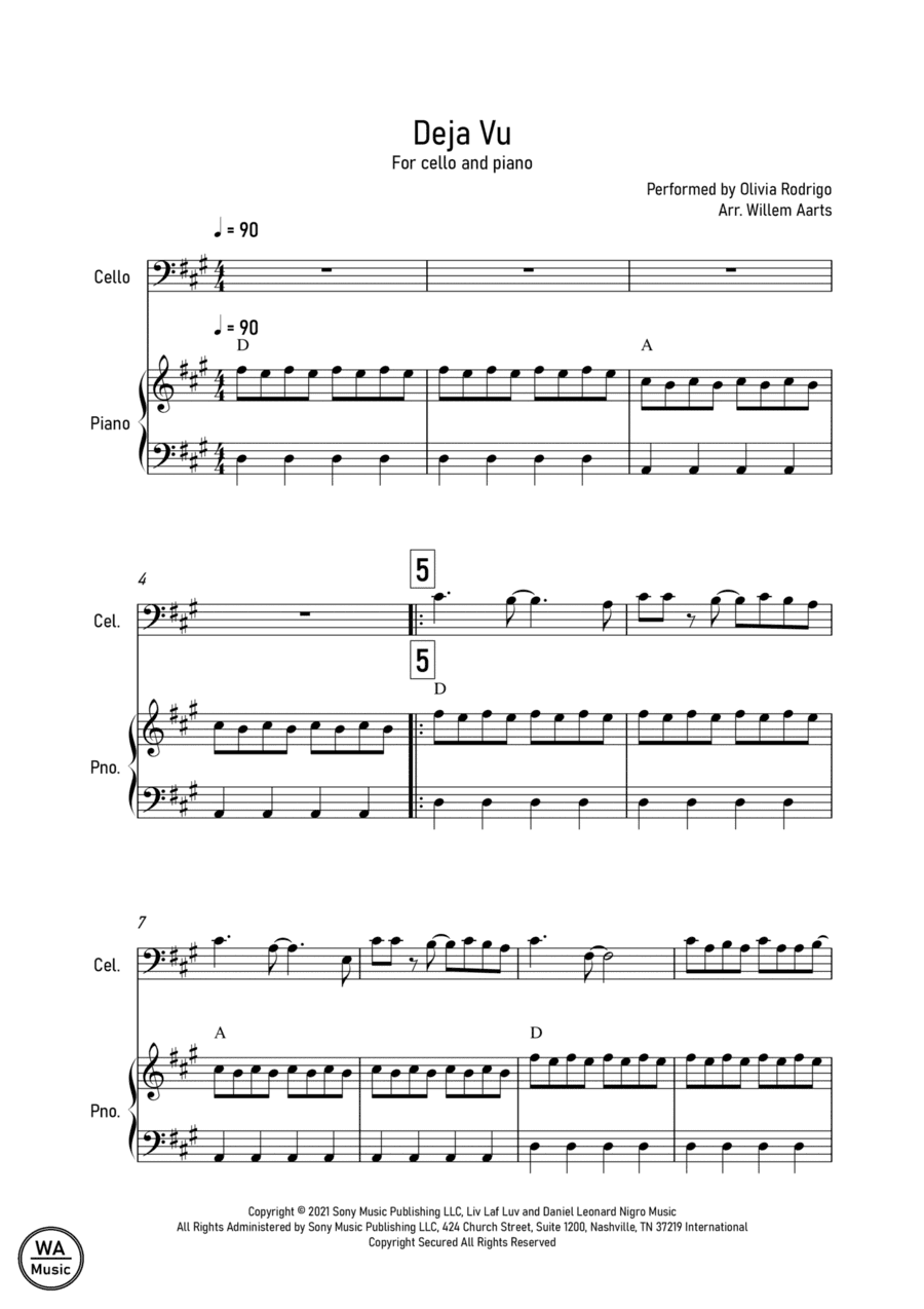 Deja Vu (arr. Willem Aarts)