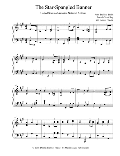 The Star-Spangled Banner (USA National Anthem) (arr. Dennis Frayne)
