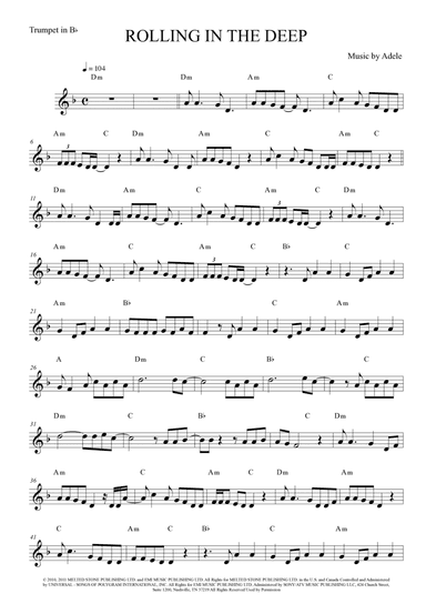 Rolling In The Deep (arr. Anderson Quevedo)