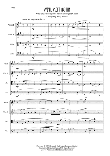 We'll Meet Again (arr. Andy Derrick)