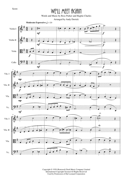 We'll Meet Again (arr. Andy Derrick)