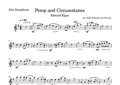 Pomp and Circumstance - Easy Arrangement (arr. Fabio Eduardo de Oliveira)