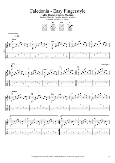 Caledonia (arr. Steve O'Donnell)