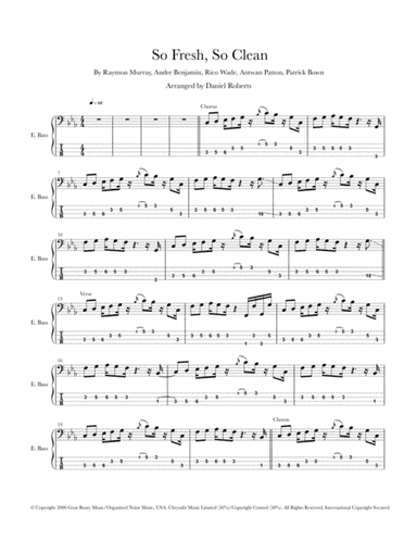 So Fresh, So Clean (arr. Daniel Roberts)