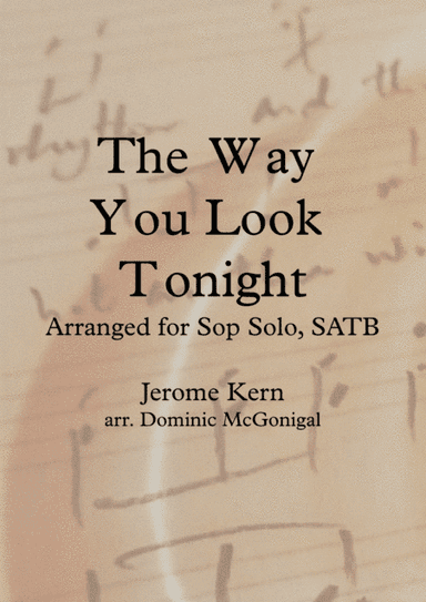 The Way You Look Tonight (arr. Dominic McGonigal)