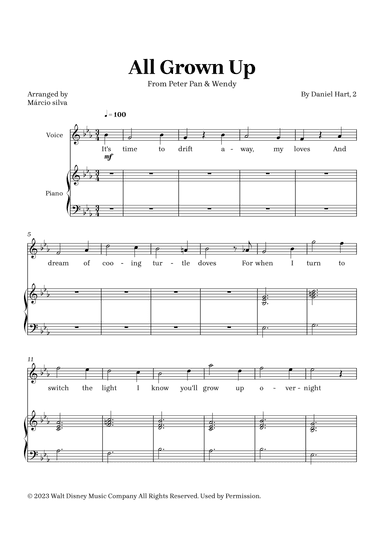 All Grown Up (arr. Márcio Silva)