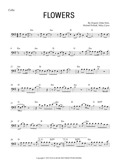 Flowers (arr. Gabriel Oliveira)