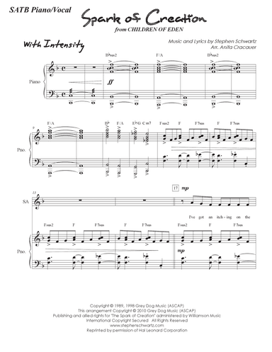 The Spark Of Creation (arr. Anita Cracauer)