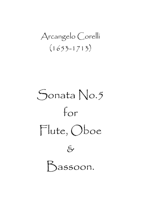 Sonata No.5 (arr. Spence Bundy)
