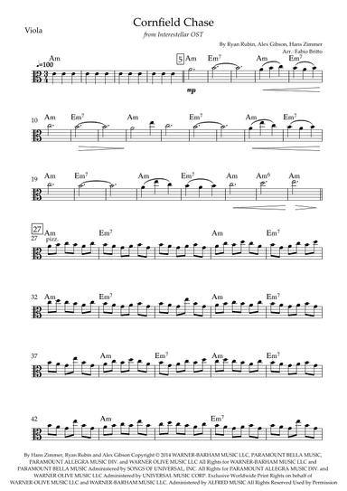 Cornfield Chase (arr. Fabio Britto)