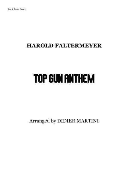 Top Gun Anthem (arr. Didier Martini)