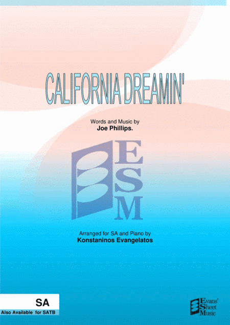California Dreamin' (arr. Konstantinos Evangelatos)