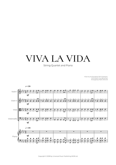 Viva La Vida (arr. Pedro Merendi)