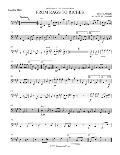From Rags to Riches (arr. Nick Lacanski)