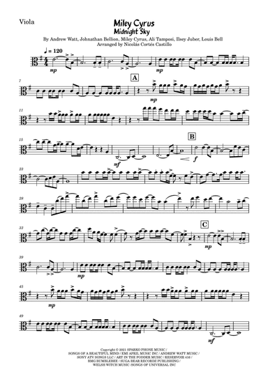 Midnight Sky (arr. Nicolás Cortés Castillo)