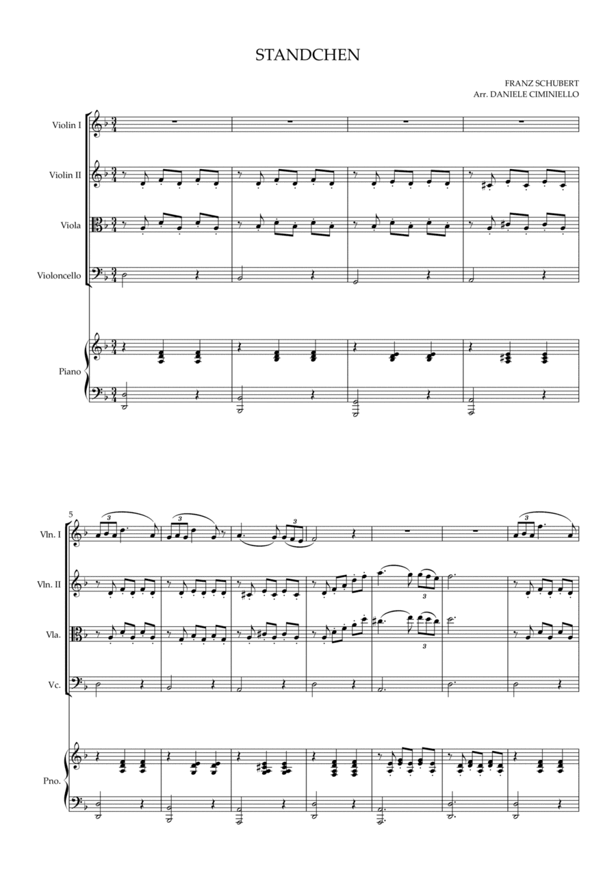 Standchen (arr. Daniele Ciminiello)