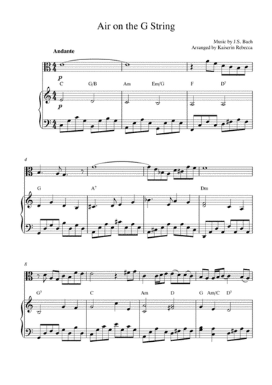 Air on the G String (arr. Kaiserin Rebecca)