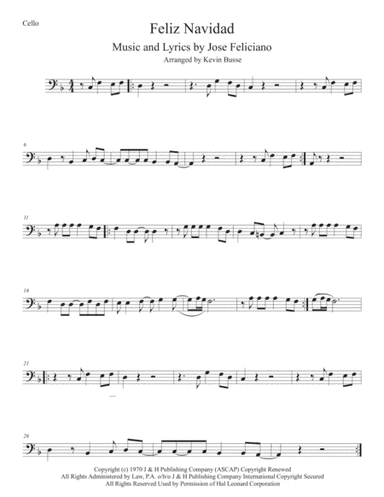 Feliz Navidad (arr. Kevin Busse)