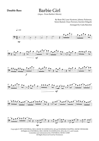 Barbie Girl (arr. Cadu Barcelos)