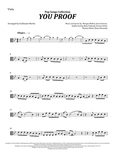 You Proof (arr. Guillaume Martin)