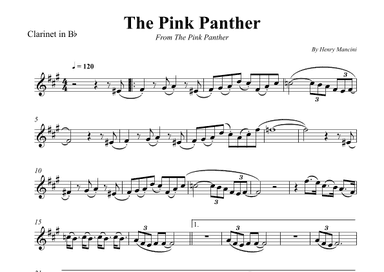 The Pink Panther (arr. Wesley S. SIlva)