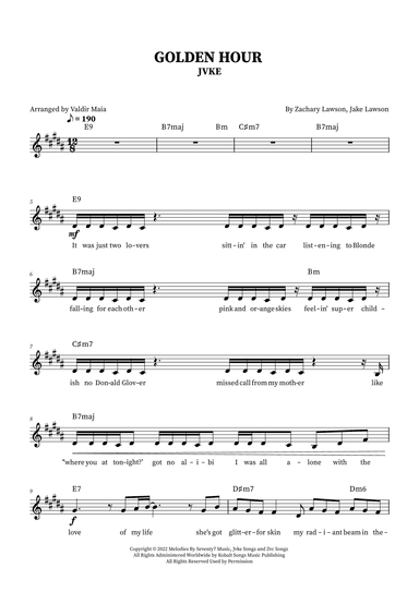 Golden Hour (arr. Valdir Maia)